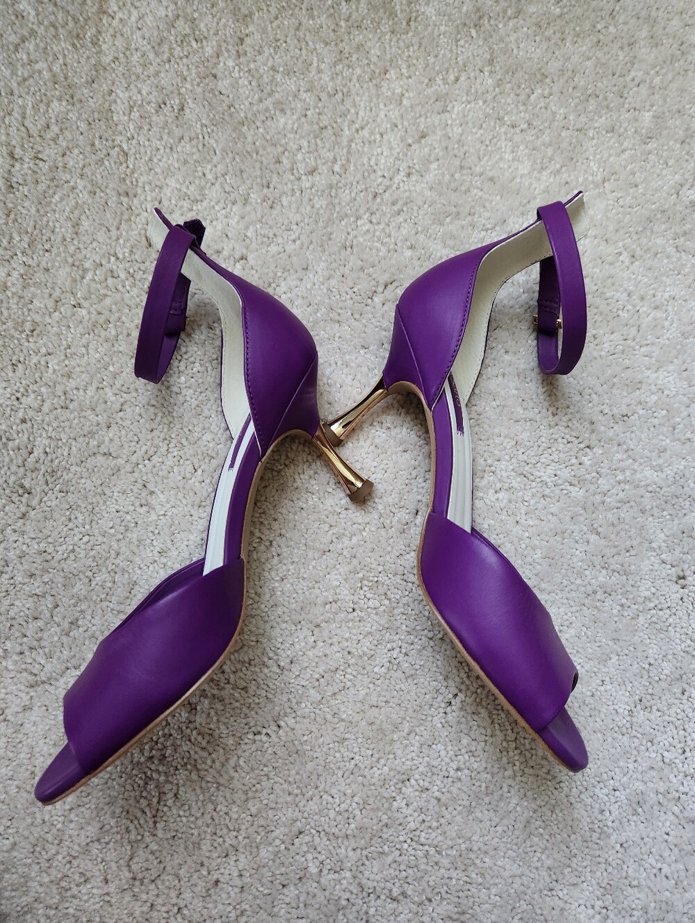 Franco Sarto Violet ROSIE Ankle-Strap Heels - Picture 4 of 4
